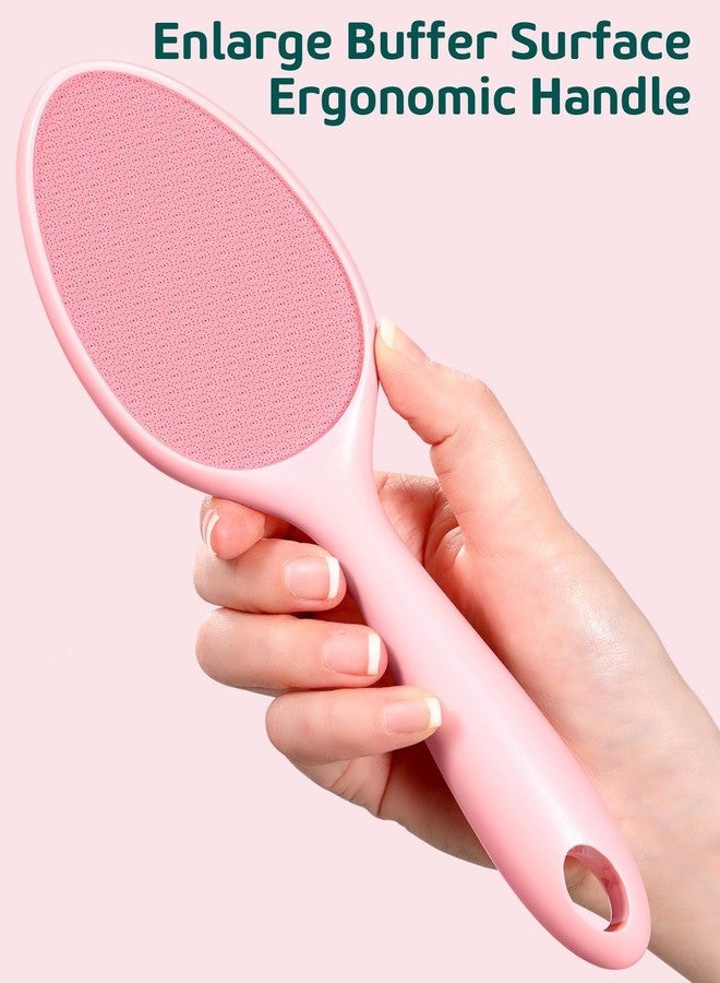 Sunivaca 2-Sided Glass Foot File Callus Remover Without Drain Stand (Pink) - Image 3